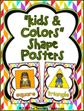 "Kids & Colors" Shape Posters