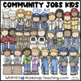 Kids Community Helpers Jobs Occupations Clip Art Collection
