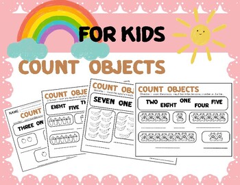 Preview of Kids Count Objects