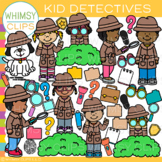 Investigation Kids Detective Clip Art