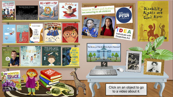Preview of Kids' Disability History and Awareness Virtual Reading Room