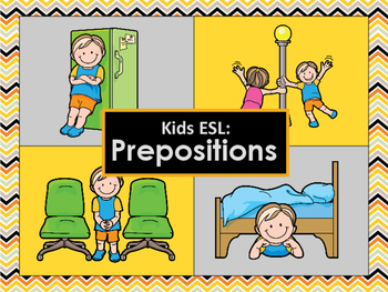 Kids Esl Beginner Prepositions By Around The World Learning Tpt