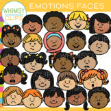 Kids Emotions Face Clip Art