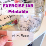 Kids' Exercise Jar Printable