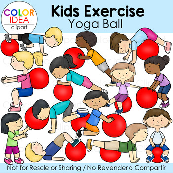 Preview of Kids Exercise - Yoga Ball