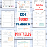 Kids FOCUS Planner | Study Skills | Goal Setting | Plan | 
