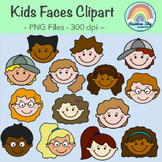 Kids Faces Clipart