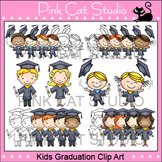 Kids Graduation Clip Art - Personal & Commercial Use