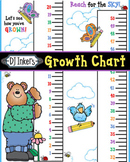 Kids Growth Chart & Printable Rulers - Measuring Height in Inches