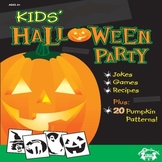 Kids Halloween Party Activity Book & Digital Music Download