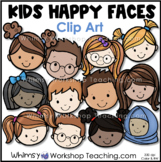 Kids Happy Faces Clip Art