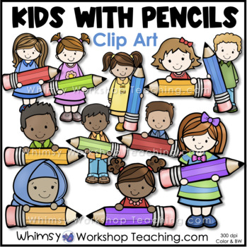 https://ecdn.teacherspayteachers.com/thumbitem/Kids-Holding-Pencils-Clip-Art-Whimsy-Workshop-Teaching-1786614-1616950888/original-1786614-1.jpg