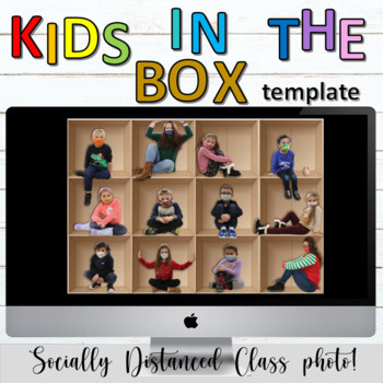 Preview of Kids In The Box class photo template