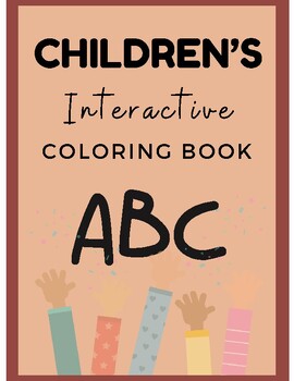 Preview of Kids Interactive Bible A-Z Coloring Book