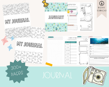 Preview of Kids' Journal: Journaling, Creative Writing, Notebooking
