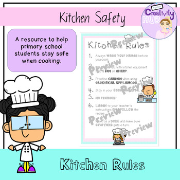 Preview of Kids' Kitchen Safety