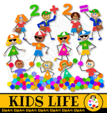 Kids Life ClipArt - Mega Pack