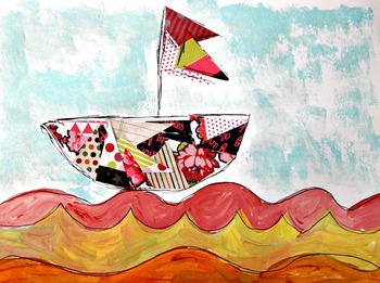 Preview of Arthur’s Dream Boat Art Project to Go with book Grade K-3