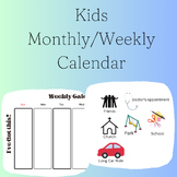 Kids Monthly/Weekly Planner
