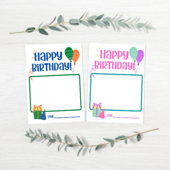 birthday cards coloring worksheets teaching resources tpt