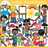 Art Kids Painting Clip Art