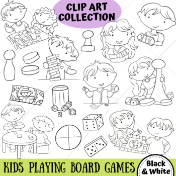 computer games clipart black and white