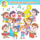 Kids Playing Music Clip Art .