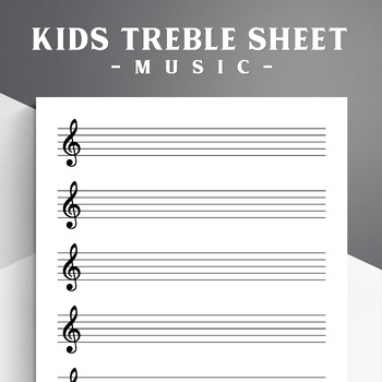 Rocketbook Sheet Music/Manuscript Paper Template (Letter Size)