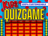 Kids QuizGame | Jeopardy Game | End of Year Activities | D