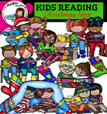 Kids Reading -Christmas time