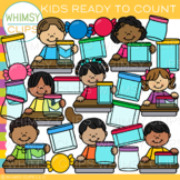 Math Kids Ready To Count Clip Art