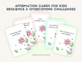 Kids' Resilience & Overcoming Challenges Affirmation Cards