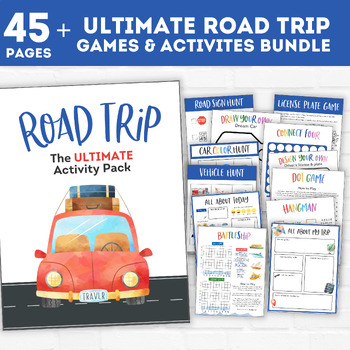 Printable Road Trip Activities for Kids, Road Trip Games