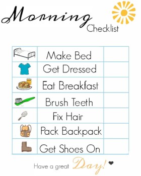 Kids Routine Printable Pack by YourModernFamily | TPT