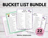 Kids Seasonal Bucket Lists Bundle , Last Day of School Gif