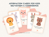 Kids' Self-Esteem & Confidence Affirmation Cards - 50-Card
