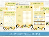 Kids Summer Checklist Activities Bundle Printable - Hello 