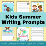 Kids Summer Writing Prompted Journal, Summer School