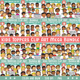 Kids Toppers Clipart Mega Bundle