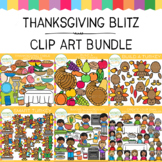 Kids, Turkey, Foods, and Cornucopia Thanksgiving Blitz Cli