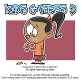 Kids & Verbs Cartoon Clipart Vol. 3