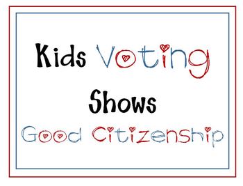 Preview of Kids Voting Sign