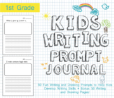 Kids Writing Prompt Journal 1st Grade: 50 Writing and Draw