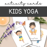 Kids Yoga Cards, Yoga Flashcards, Calm Down Activity, Kids