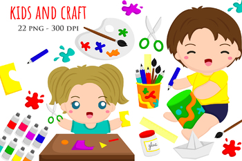 kids craft clip art