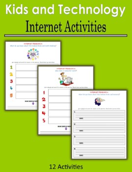 Preview of Kids and Technology - Internet Activities