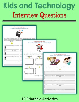 Preview of Kids and Technology - Interview Questions