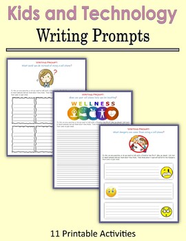 Preview of Kids and Technology - Writing Prompts