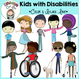 Kids with Disabilities Clip Art