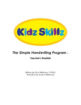 Preview of Kidz Skillz: The Simple Handwriting Program - Teacher's Booklet